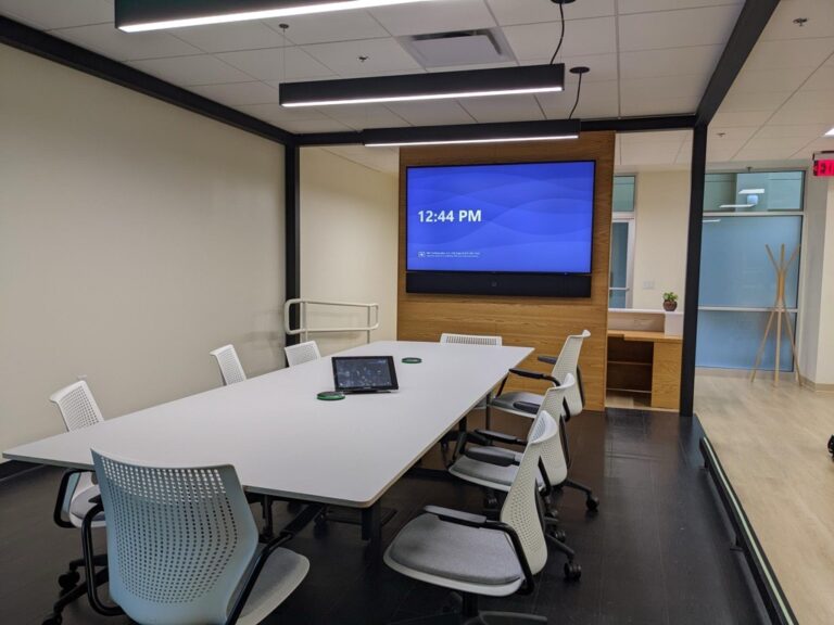 empty byod conference room